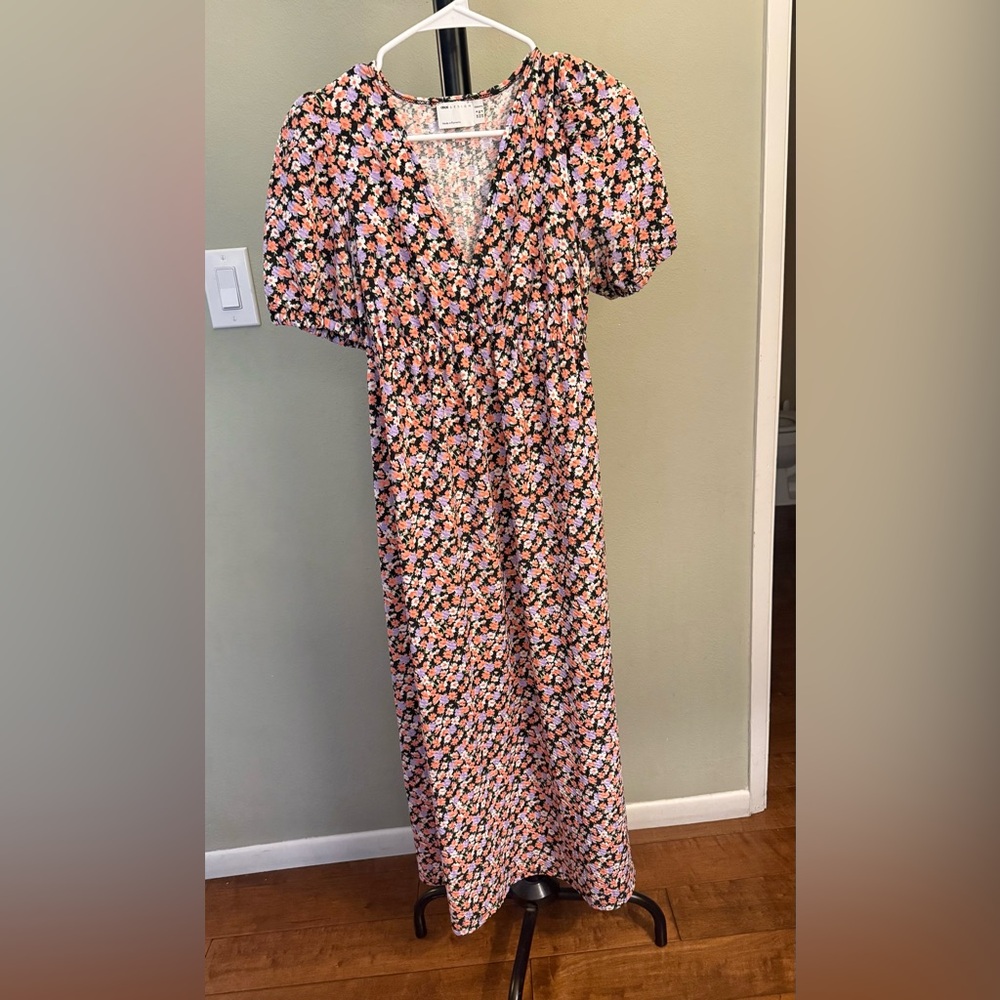 ASOS maternity dress with flowers
